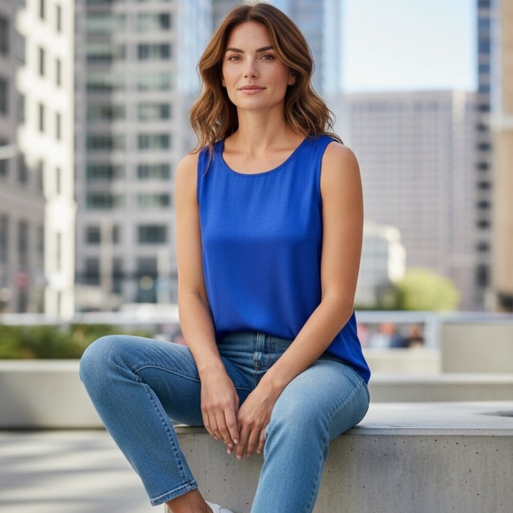 Chico's Traveler Slinky Tank Shell